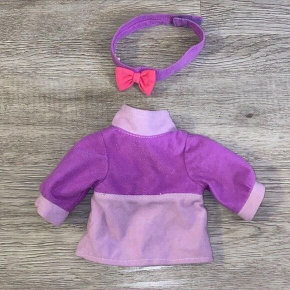 Baby Alive Doll Cozy Cuddles Coat Purple Pink Bow Bunny Rabbit Headband - Picture 2 of 2